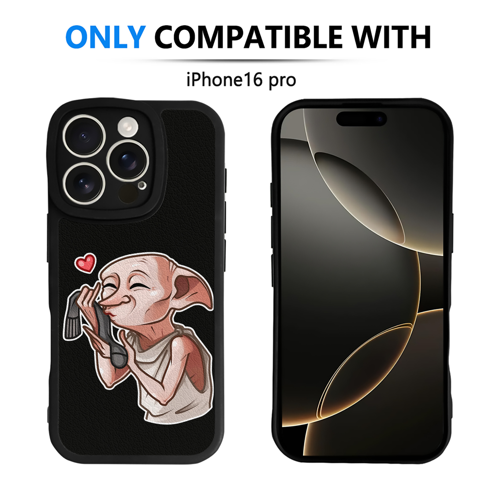 （画像用） Harry Potter ハリー・ポッターシリーズ 【iPhone 16シリーズ対応】シリコンスマホケース（レザー調） 材質：シリコン